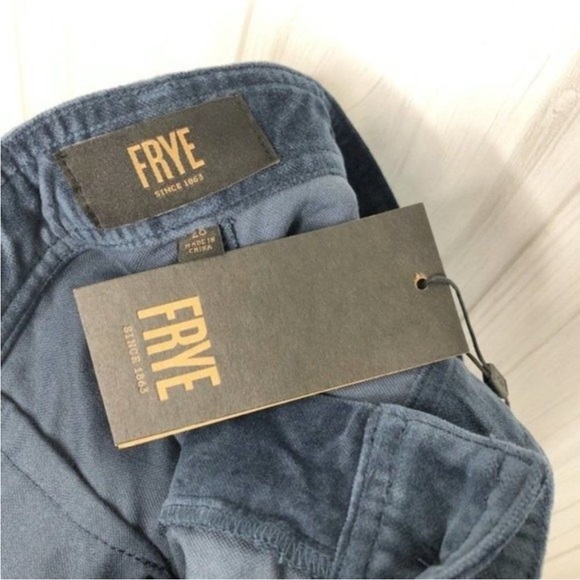 FRYE Nadia Velour Navy Pants - Picture 5 of 7